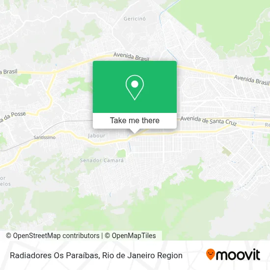 Radiadores Os Paraíbas map