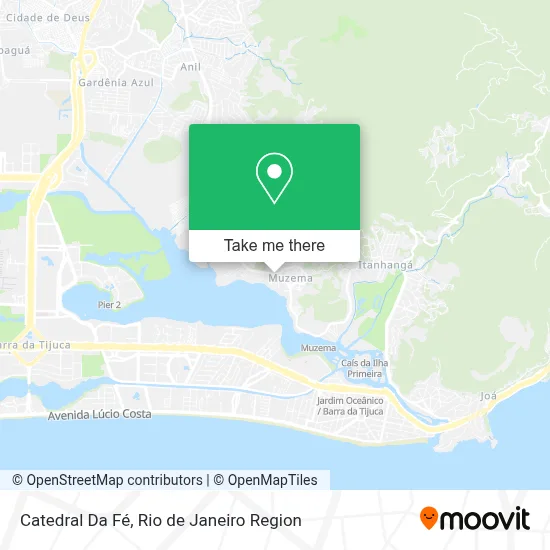 Catedral Da Fé map