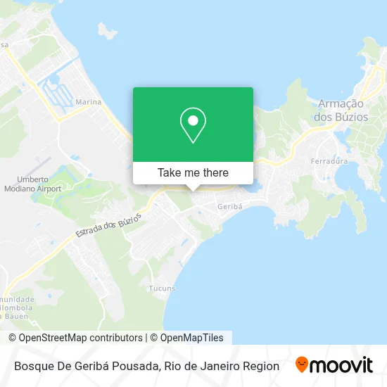 Bosque De Geribá Pousada map
