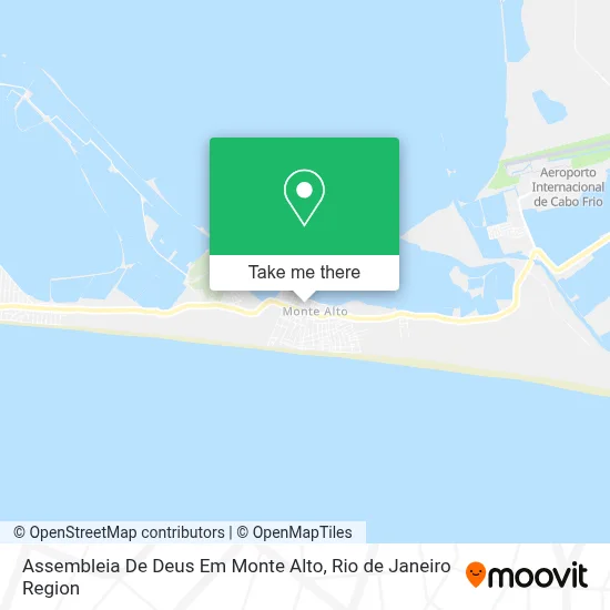 Assembleia De Deus Em Monte Alto map