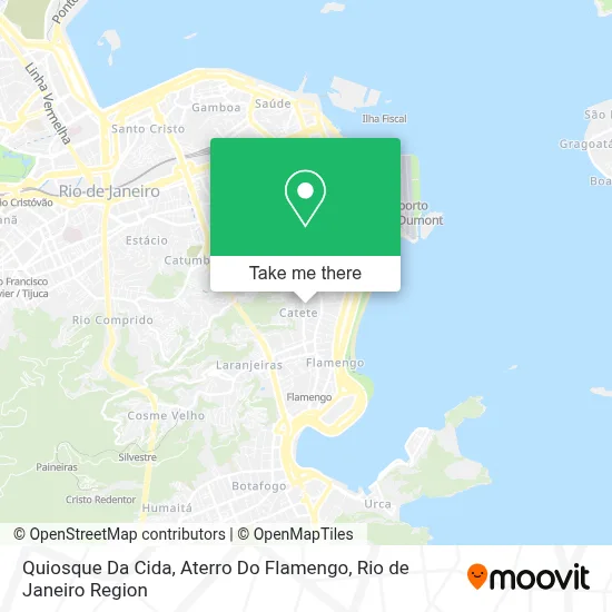 Quiosque Da Cida, Aterro Do Flamengo map