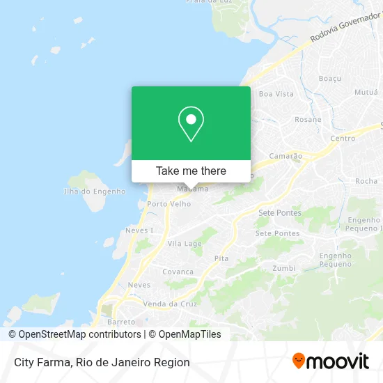 City Farma map