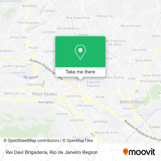 Rei Davi Brigaderia map
