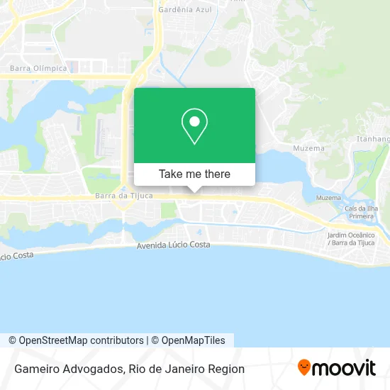 Gameiro Advogados map