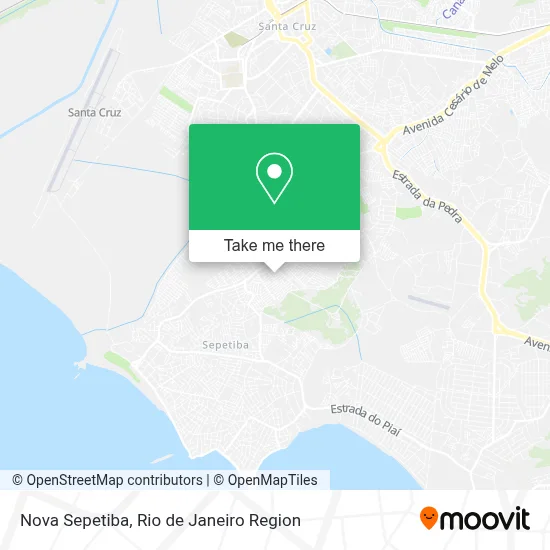 Nova Sepetiba map