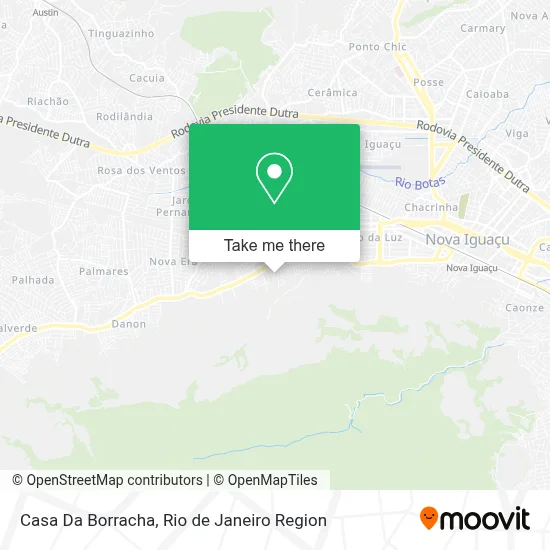 Casa Da Borracha map