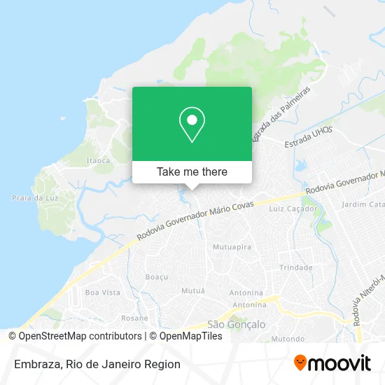 Embraza map