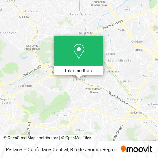 Padaria E Confeitaria Central map