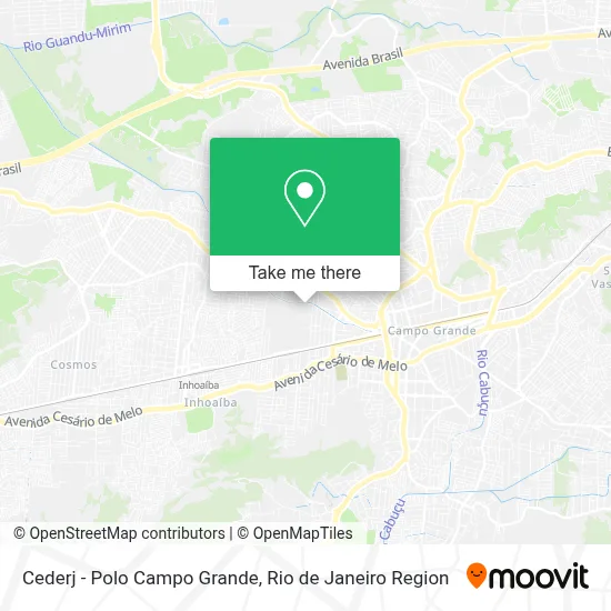 Cederj - Polo Campo Grande map