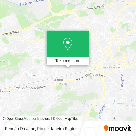 Pensão Da Jane map