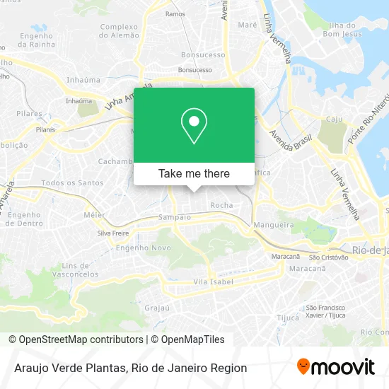 Araujo Verde Plantas map