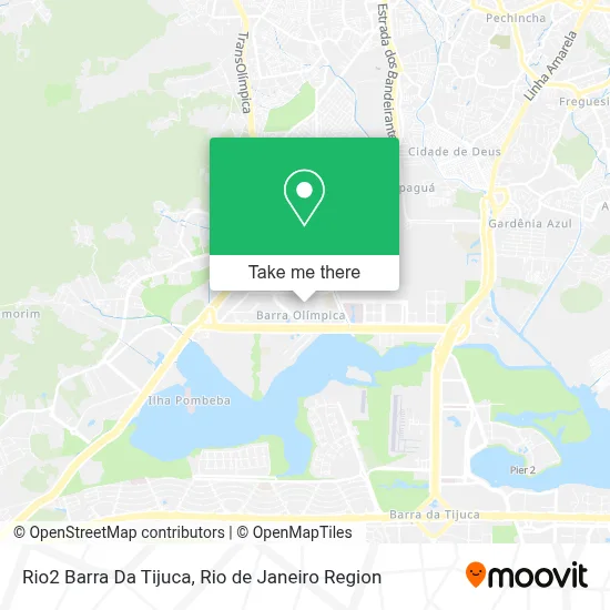 Rio2 Barra Da Tijuca map