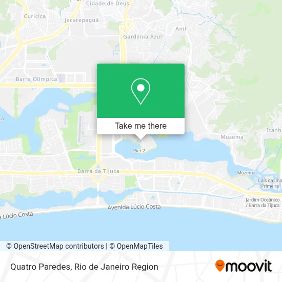 Quatro Paredes map