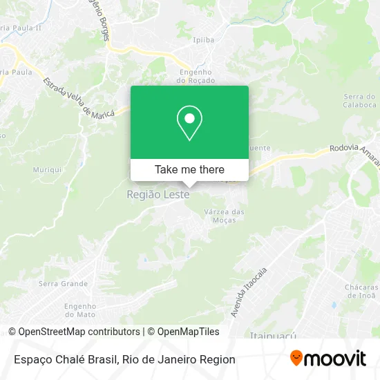 Espaço Chalé Brasil map