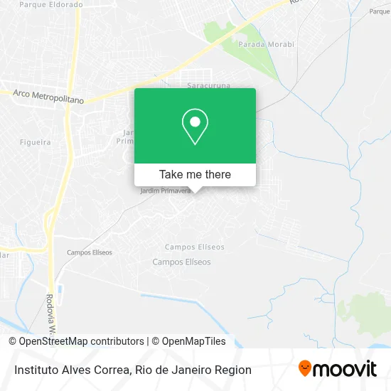 Instituto Alves Correa map