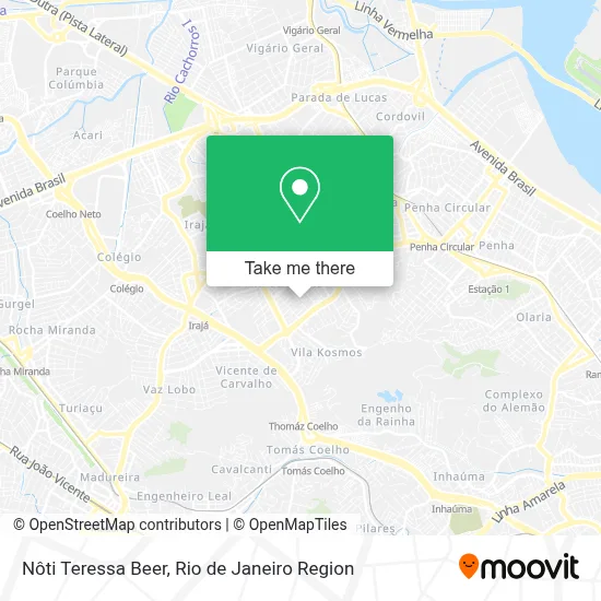 Nôti Teressa Beer map