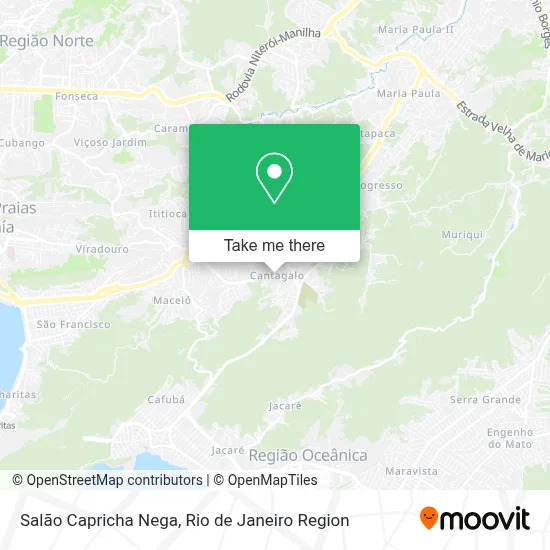 Salão Capricha Nega map