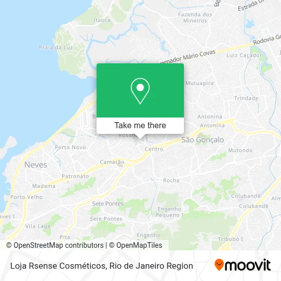 Loja Rsense Cosméticos map
