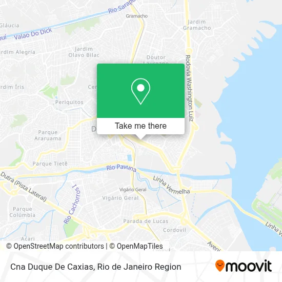 Cna Duque De Caxias map