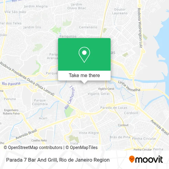 Parada 7 Bar And Grill map