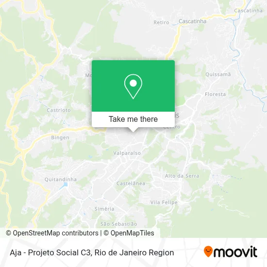 Aja - Projeto Social C3 map