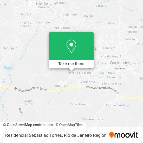 Residencial Sebastiao Torres map