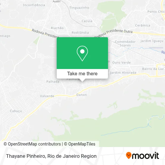Thayane Pinheiro map