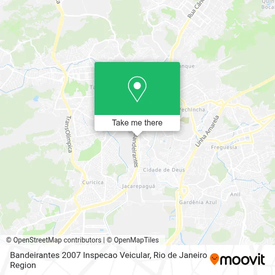 Bandeirantes 2007 Inspecao Veicular map