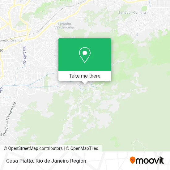 Casa Piatto map