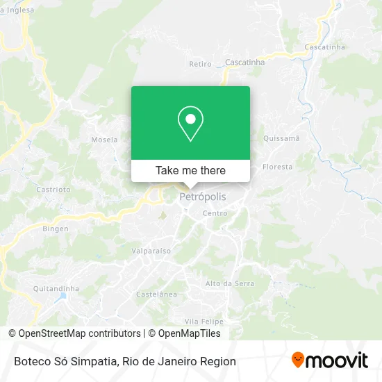 Boteco Só Simpatia map