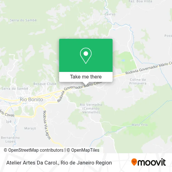Atelier Artes Da Carol. map