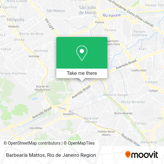 Barbearia Mattos map