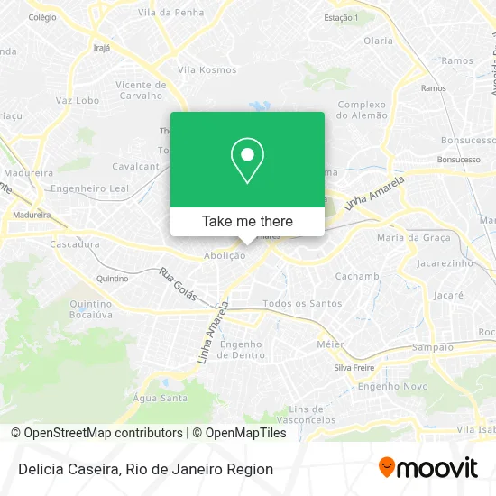Delicia Caseira map