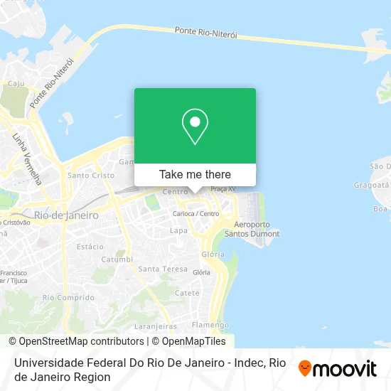 Universidade Federal Do Rio De Janeiro - Indec map