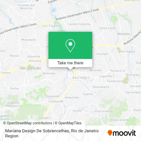 Mariana Design De Sobrancelhas map