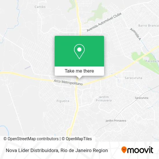 Nova Líder Distribuidora map