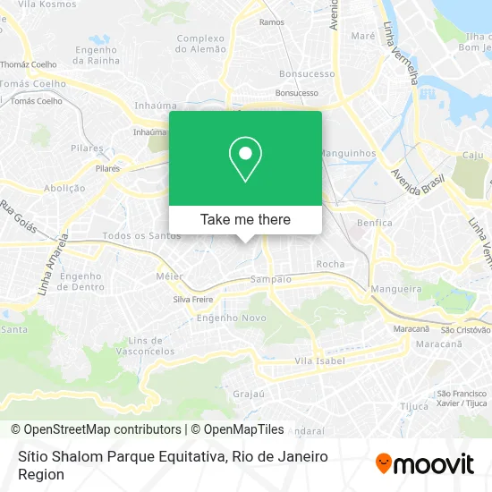 Sítio Shalom Parque Equitativa map