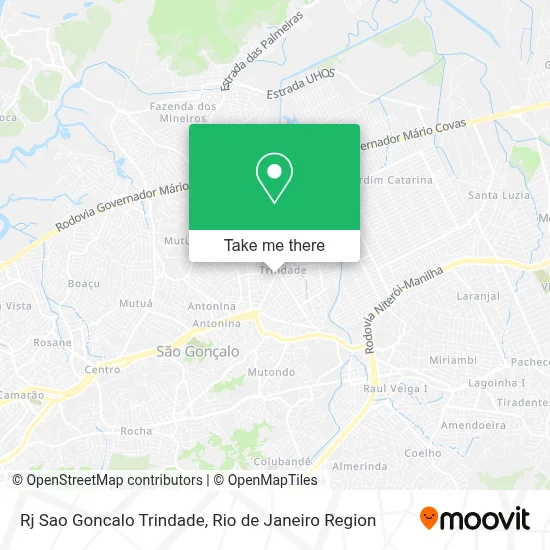 Rj Sao Goncalo Trindade map