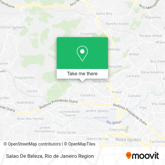 Salao De Beleza map