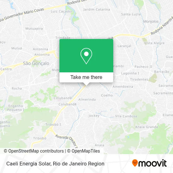 Caeli Energia Solar map