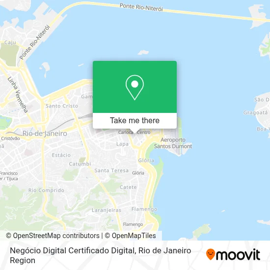 Negócio Digital Certificado Digital map