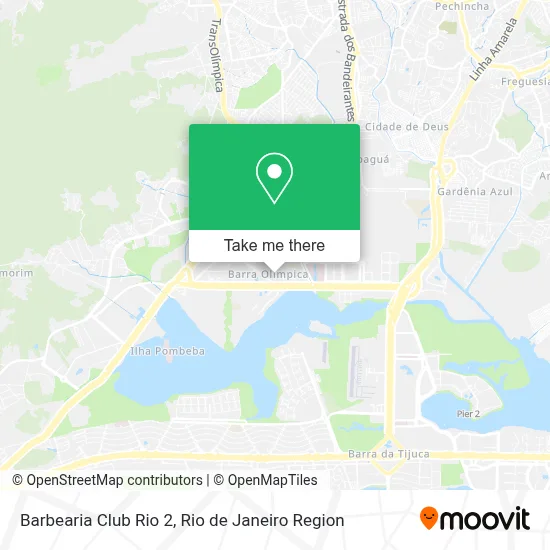 Barbearia Club Rio 2 map
