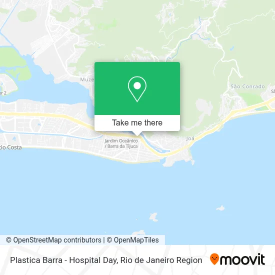 Plastica Barra - Hospital Day map