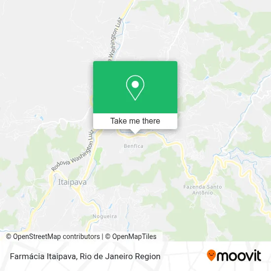 Farmácia Itaipava map