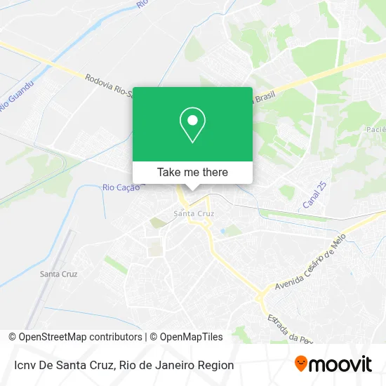 Icnv De Santa Cruz map