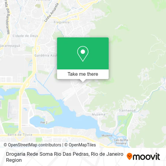 Drogaria Rede Soma Rio Das Pedras map
