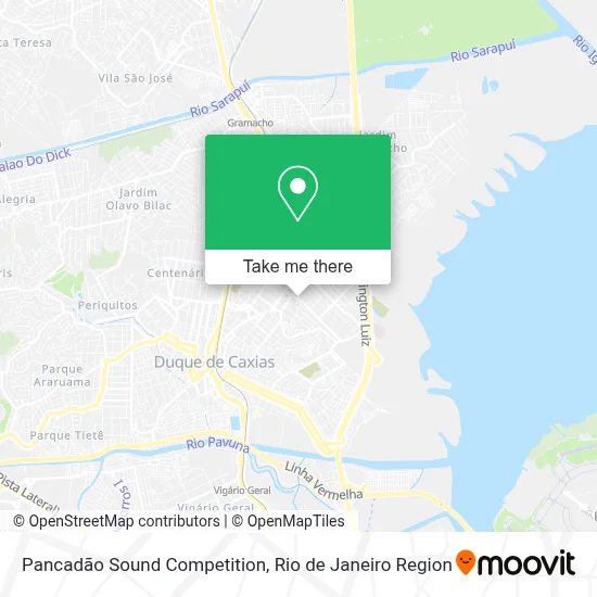 Pancadão Sound Competition map