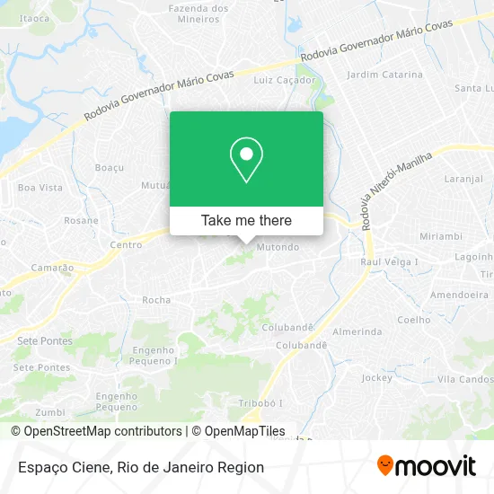 Espaço Ciene map