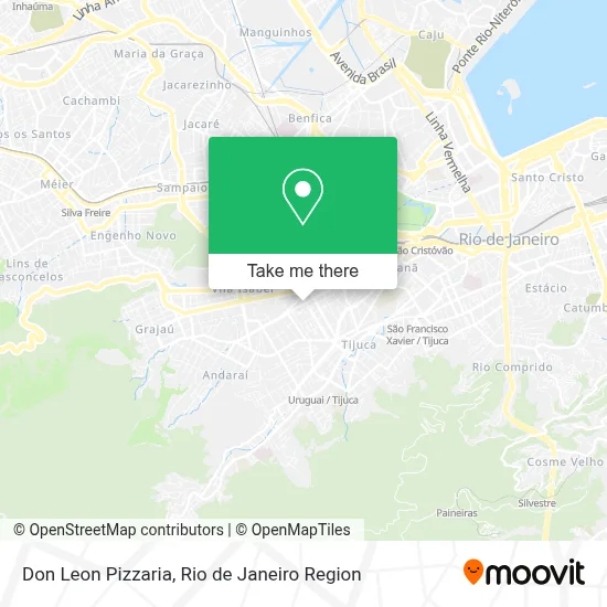 Don Leon Pizzaria map