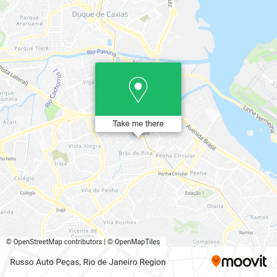 Russo Auto Peças map
